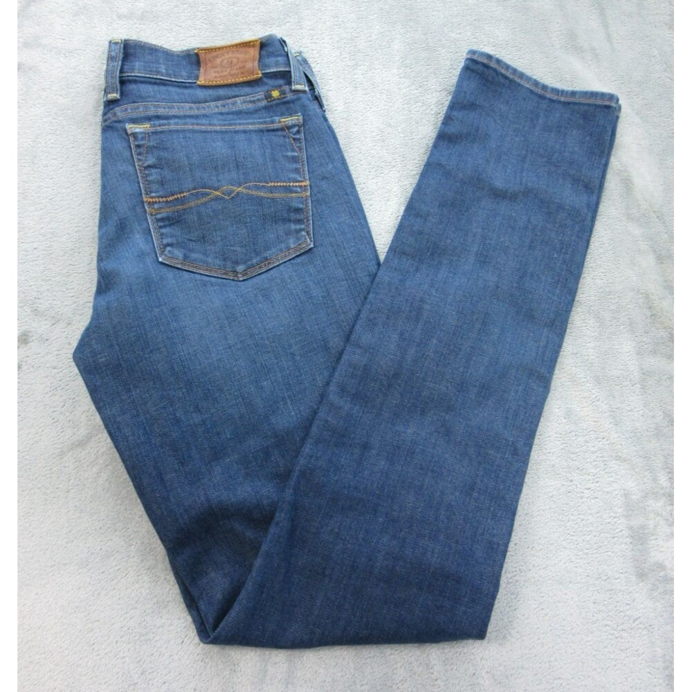 Lucky Brand Jeans Sz. 4 /27 Southside Charlie Skinny Blue Stretch 5-Pocket